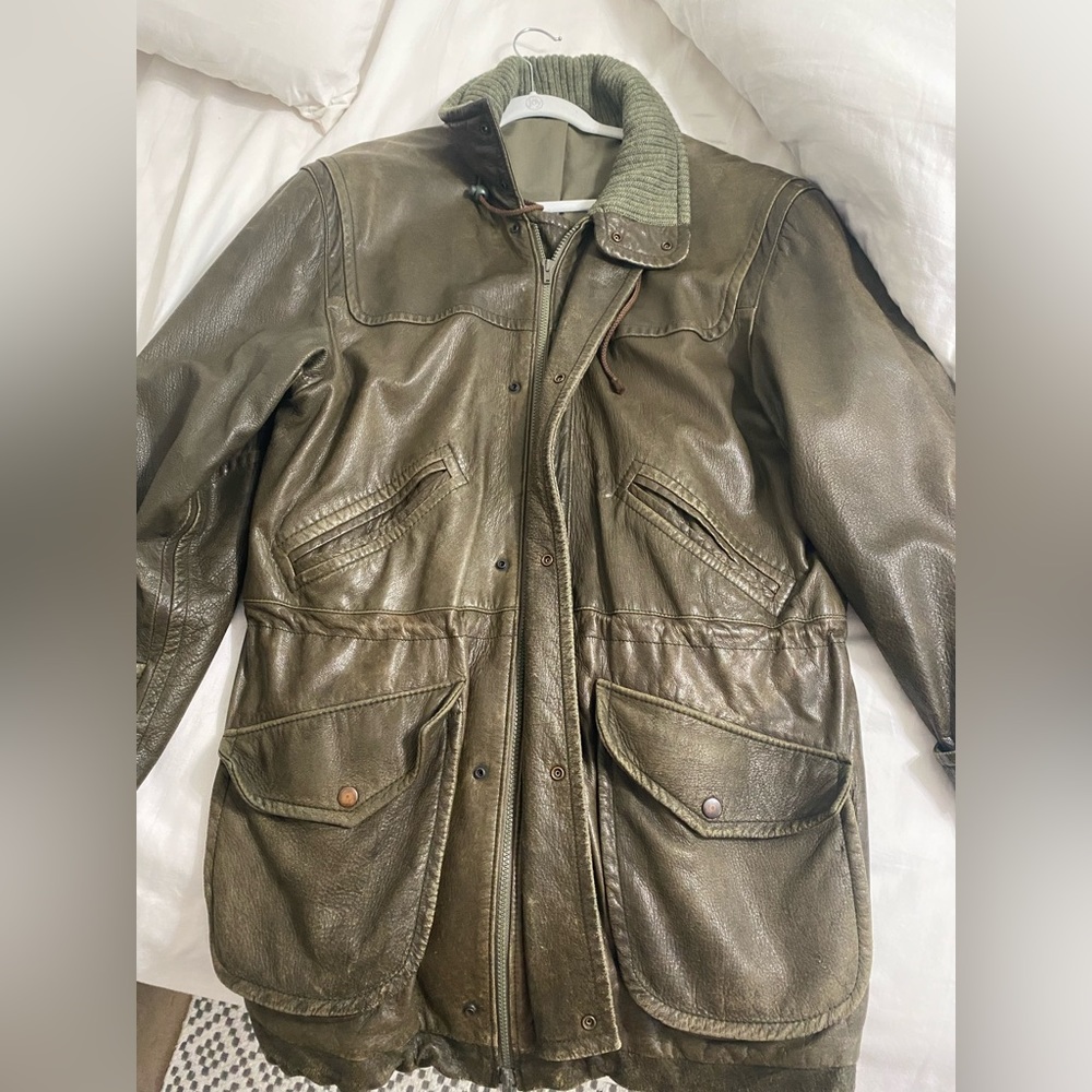 Authentic Italian leather jacket